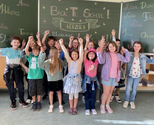 Die "alten Hasen" der 4.B !