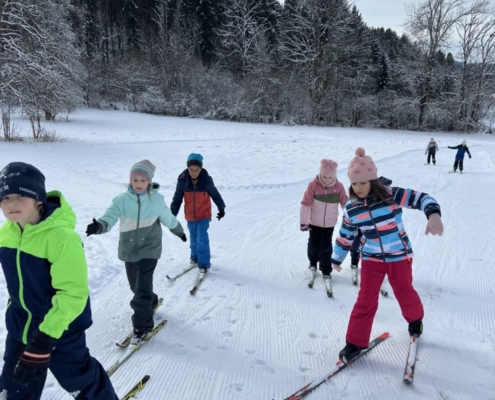 Die DG Latschach ermöglichte uns wieder unsere Sporteinheiten auf die Ratnitzer Loipe zu verlegen